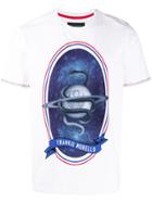 Frankie Morello Snake Print T-shirt - White