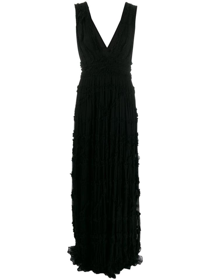 Just Cavalli Crepon Gown - Black