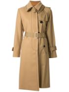 Sacai Contrast Trench Coat - Brown