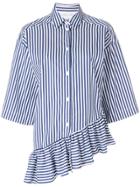 Milla Milla Asymmetric Stripe Shirt - Blue