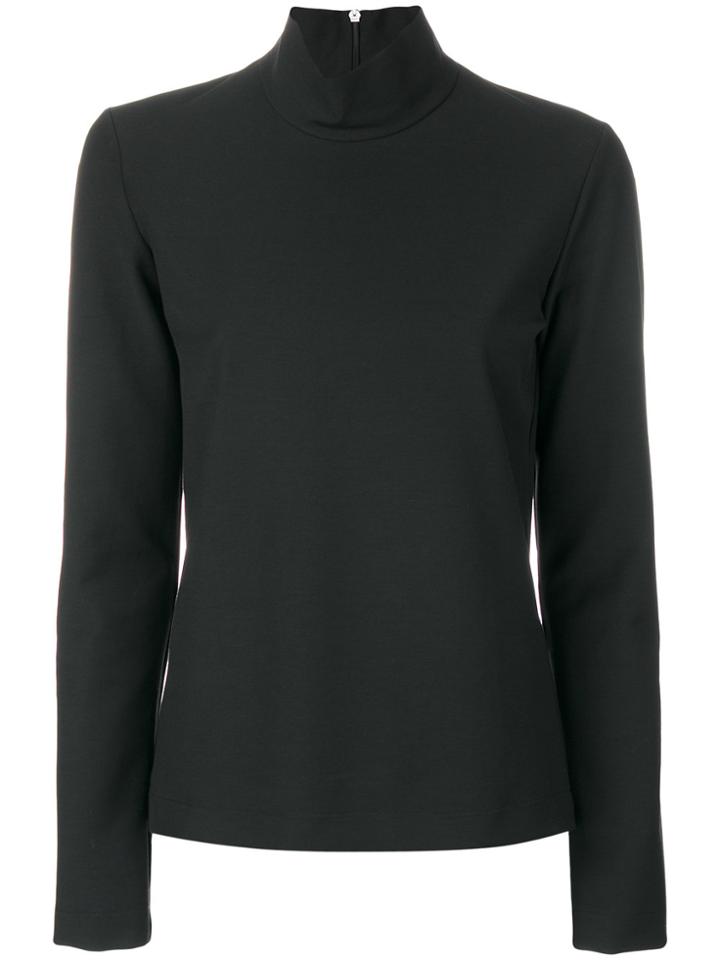 Msgm Roll Neck Pullover - Black