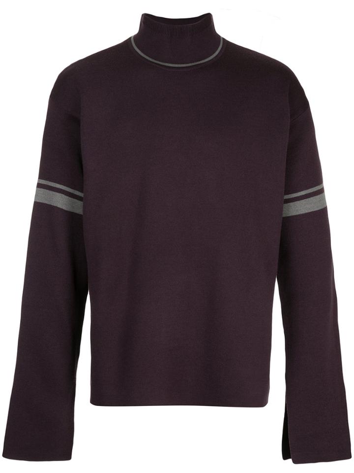 Necessity Sense Wide Sleeved Sweatshirt - Pink & Purple