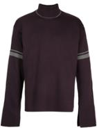 Necessity Sense Wide Sleeved Sweatshirt - Pink & Purple