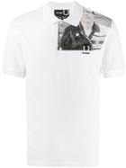 Raf Simons X Fred Perry Photographic Print Polo Shirt - White