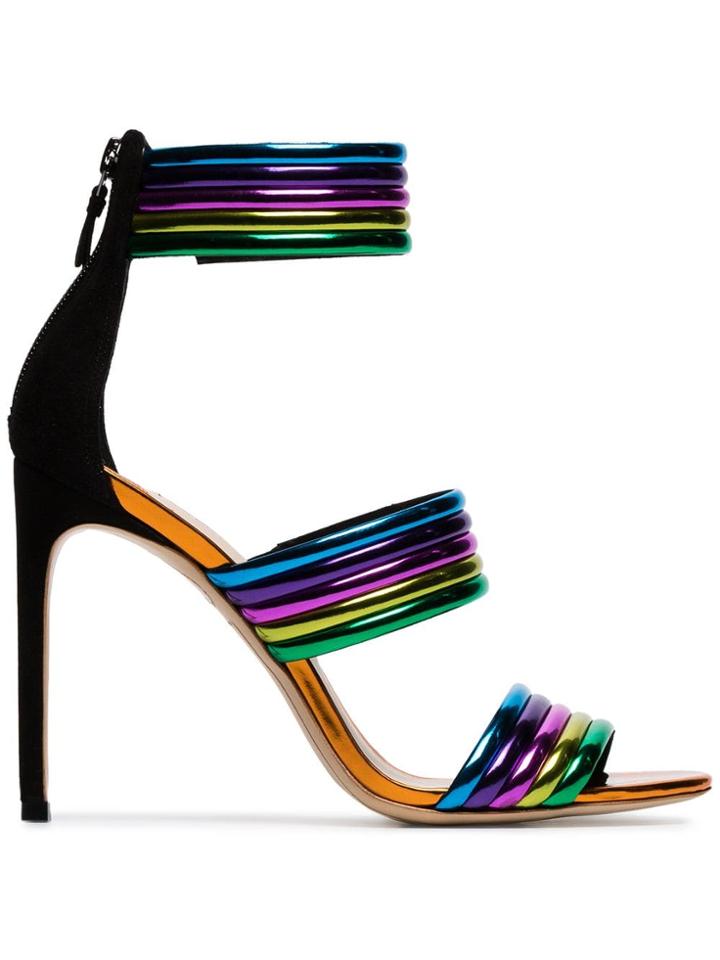 Sophia Webster Swebs Chiara 100 Rnbwfbrc Sndl Bfly - Metallic