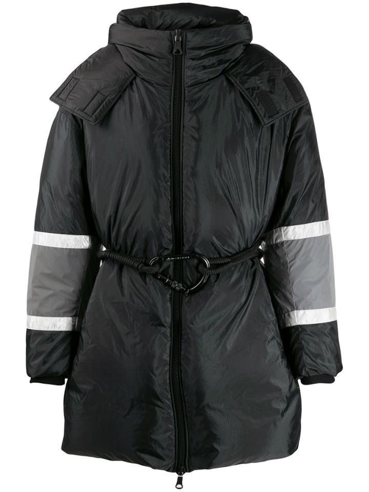 Ienki Ienki Colour-block Zipped Coat - Black