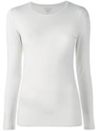 Majestic Filatures Long-sleeve T-shirt, Women's, Size: 1, Nude/neutrals, Spandex/elastane/viscose