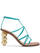 Cult Gaia Pebble Heel Sandal - Blue