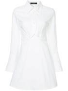 Ellery Double Helix Shirt Dress - White