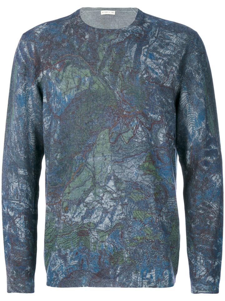 Etro Printed Jumper - Blue