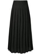 Mara Hoffman Cordelia High-pleated Skirt - Black