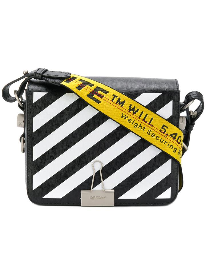 Off-white Industrial Tape Shoulder Bag - Black