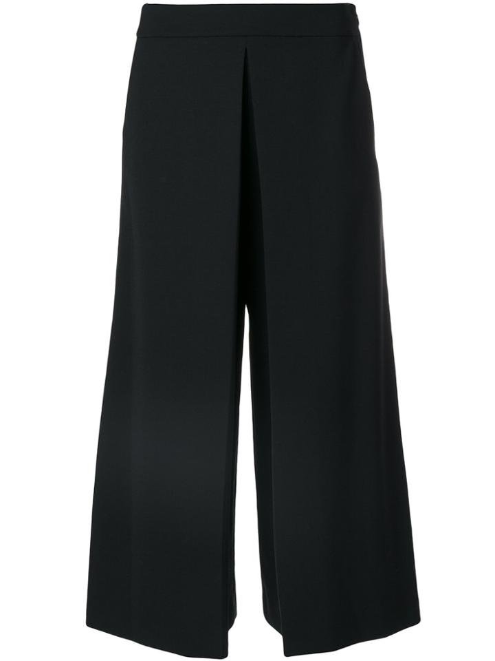 Alexander Wang High Waisted Fold Front Trousers - Black