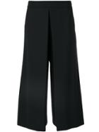 Alexander Wang High Waisted Fold Front Trousers - Black