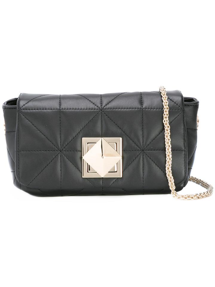 Sonia Rykiel Chain Strap Shoulder Bag, Women's, Black, Calf Leather