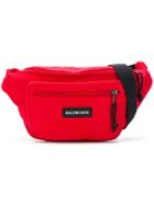 Balenciaga Explorer Belt Pack - Red