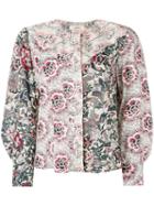 Isabel Marant Étoile Multi-print Round Neck Blouse - Neutrals