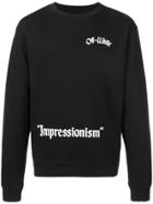 Off-white Graphic Print Sweater - Black