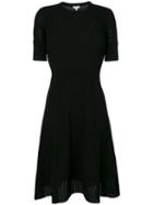 Kenzo - Fit And Flare Lace Hole Dress - Women - Polyester/viscose - M, Black, Polyester/viscose