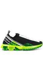Dolce & Gabbana Sorrento Knit Sneakers - Black