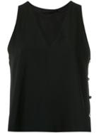 Giuliana Romanno Embellished Blouse, Women's, Size: 40, Black, Polyester