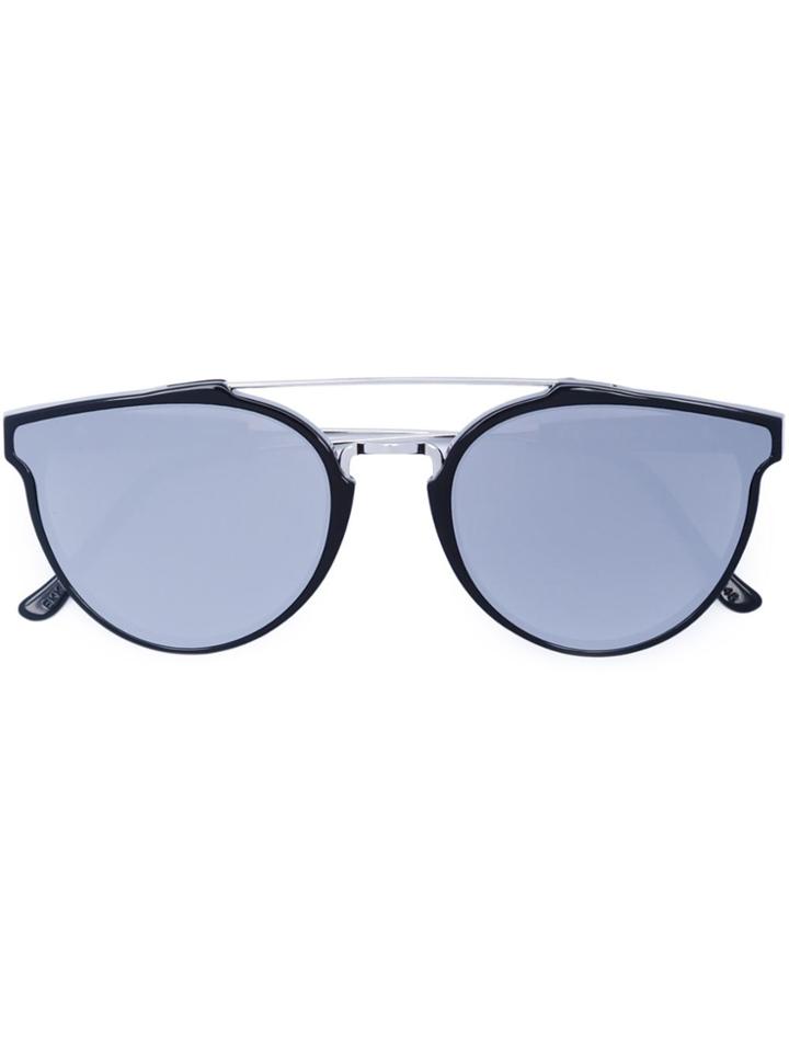 Retrosuperfuture 'ekk' Sunglasses - Black