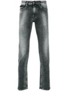 Ck Jeans Slim-fit Washed Jeans - Grey