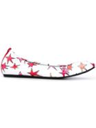 Lanvin Star Print Classic Ballerinas