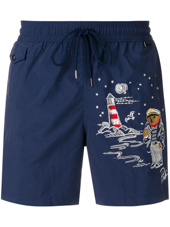Polo Ralph Lauren Sailor-motif Shorts - Blue