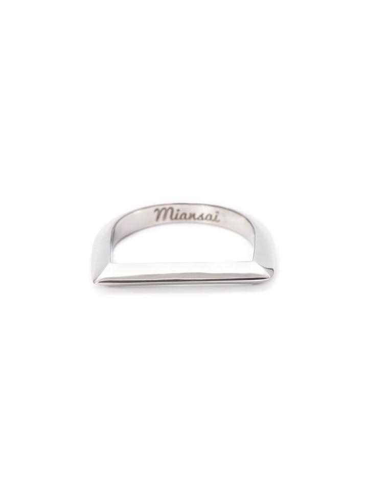 Miansai Silver Bar Ring