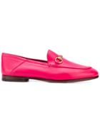 Gucci Round Toe Loafers - Pink & Purple