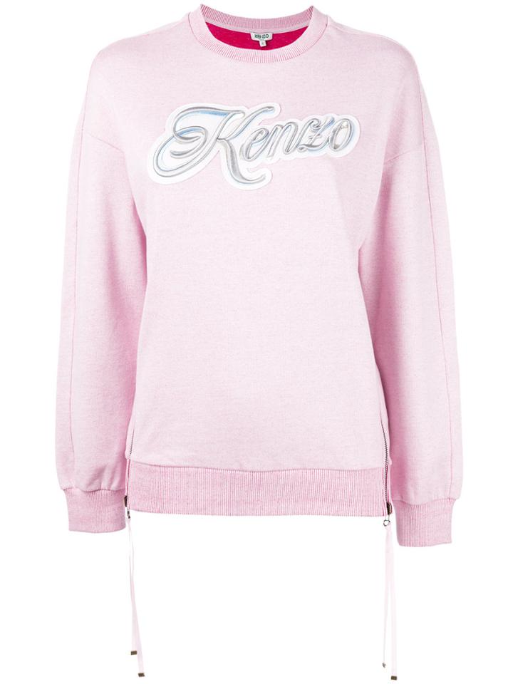 Kenzo Kenzo Lyrics Sweatshirt - Pink & Purple