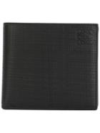 Loewe Logo Embossed Bi-fold Wallet - Black