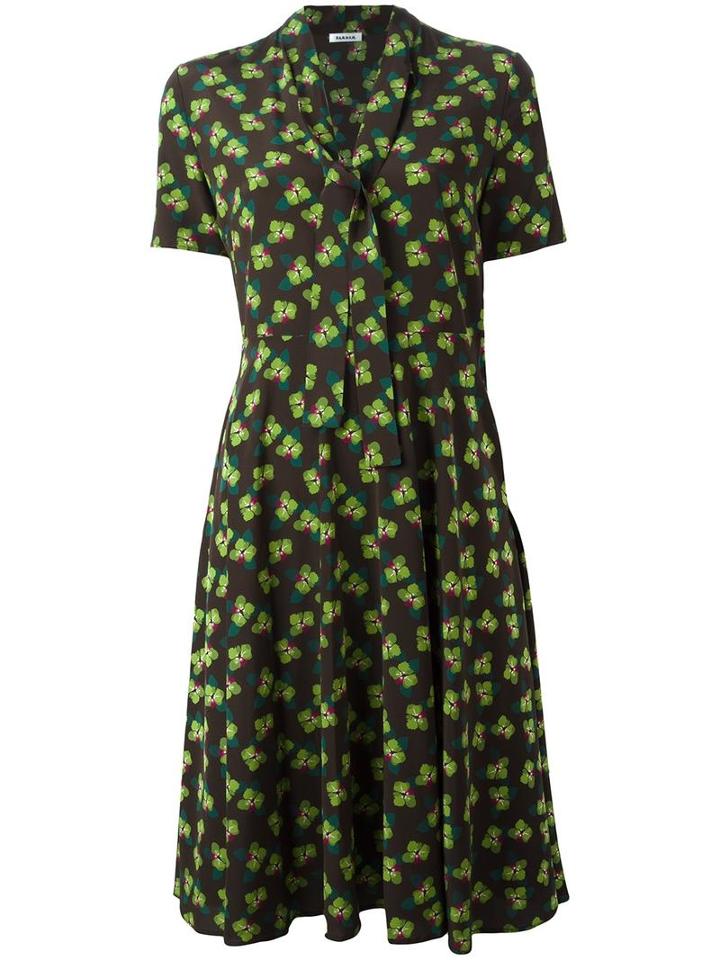 P.a.r.o.s.h. 'shizu' Dress, Women's, Size: Medium, Green, Silk/spandex/elastane