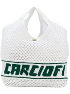 Dolce & Gabbana Crochet Shopper Tote - White