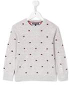 Tommy Hilfiger Junior Logo Jumper, Boy's, Size: 12 Yrs, Grey