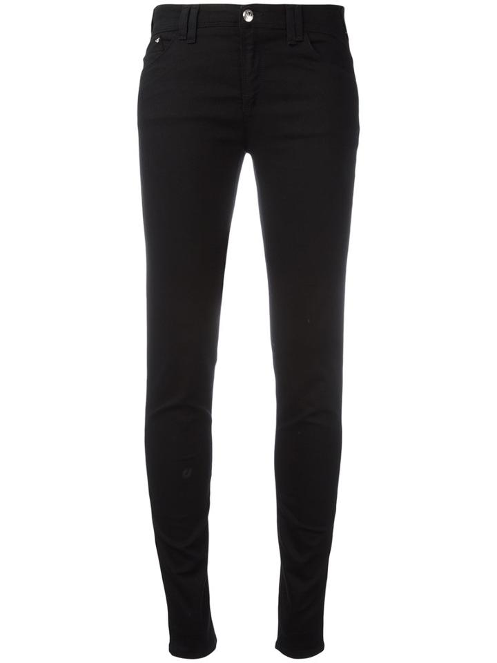 Armani Jeans Skinny Jeans, Women's, Size: 27, Black, Cotton/polyester/spandex/elastane