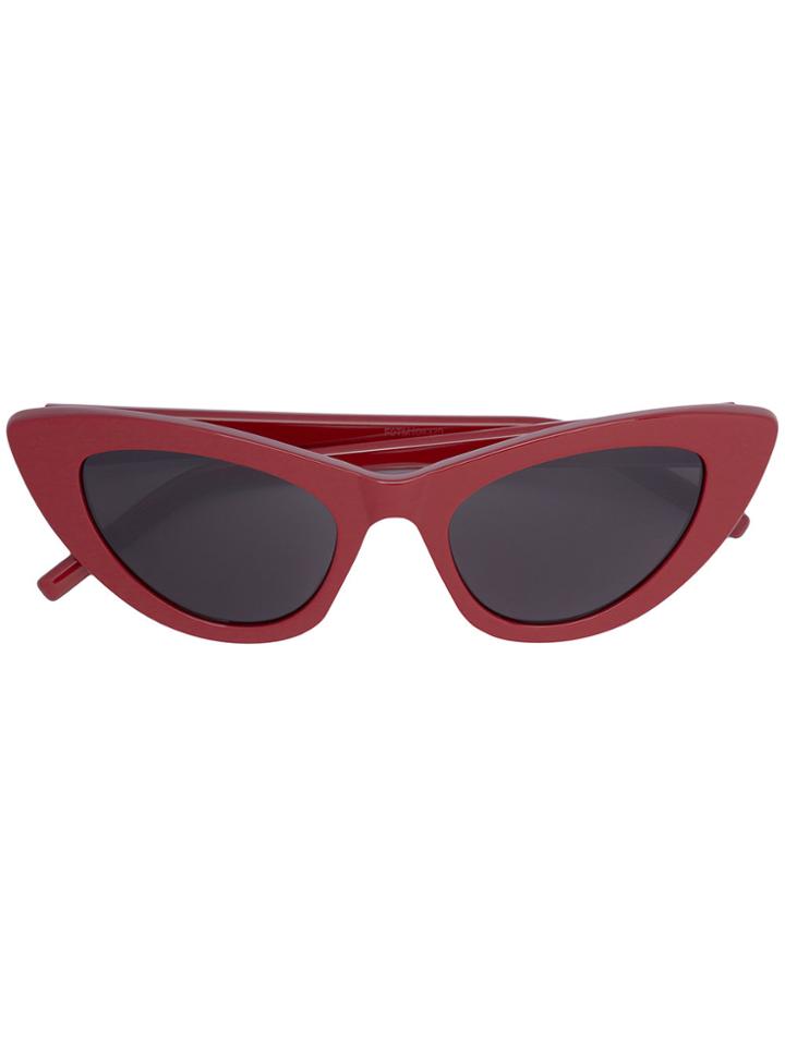 Saint Laurent Eyewear New Wave 213 Lily Sunglasses - Red