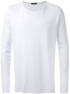 Bassike Long Sleeve T-shirt, Men's, Size: Medium, White, Organic Cotton