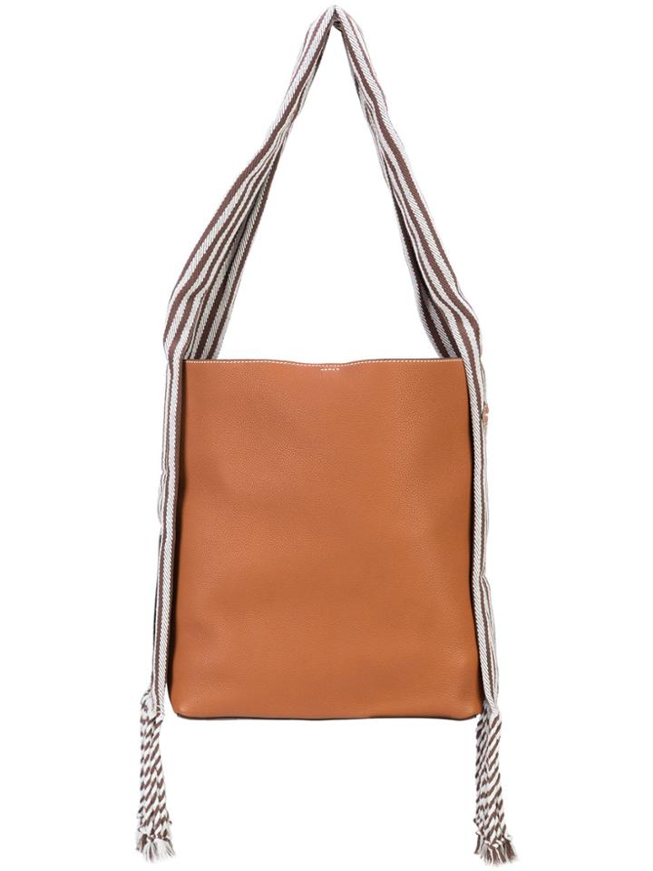 Loewe Scarf Bucket Bag - Brown