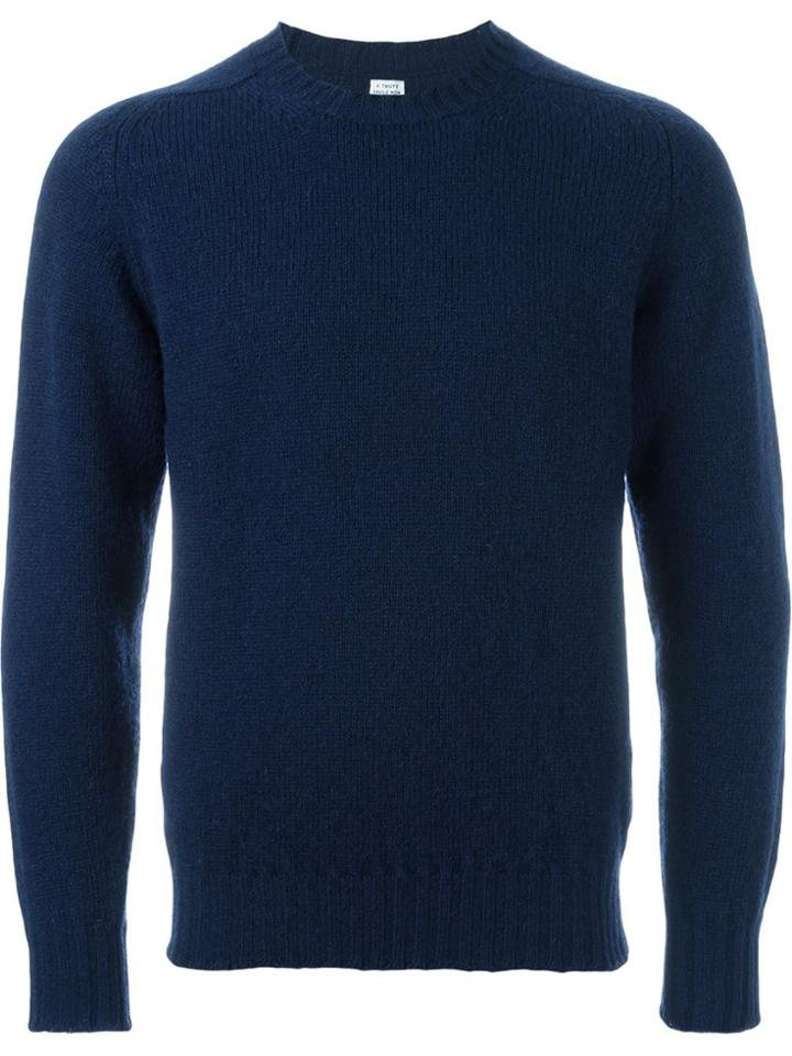 E. Tautz Shetland Jumper - Blue