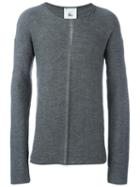 Lost & Found Rooms Crew Neck Sweater, Men's, Size: Large, Grey, Acrylic/wool