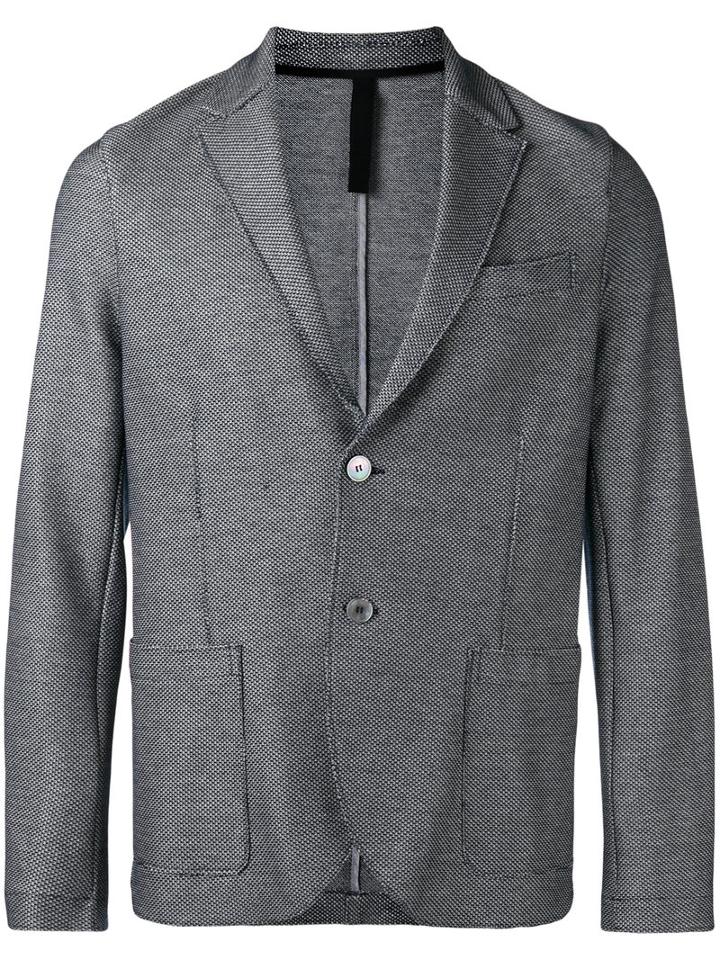 Harris Wharf London Patch Pockets Blazer, Men's, Size: 50, Blue, Cotton