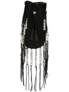 Takahiromiyashita The Soloist Fringe Western Bag - Black
