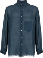 Federico Curradi Chest Pocket Shirt - Blue