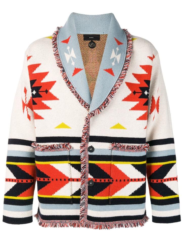 Alanui Native Arrow Cardigan - White