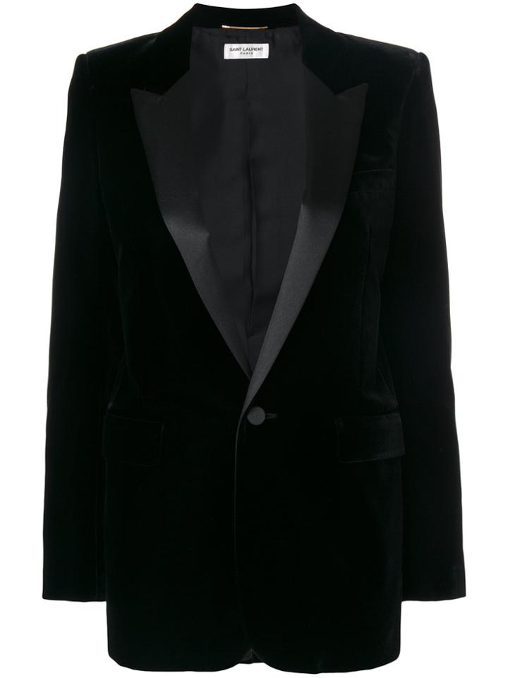 Saint Laurent Classic Tailored Blazer - Black