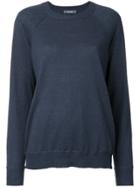 Jac+ Jack Crew Neck Jumper - Blue