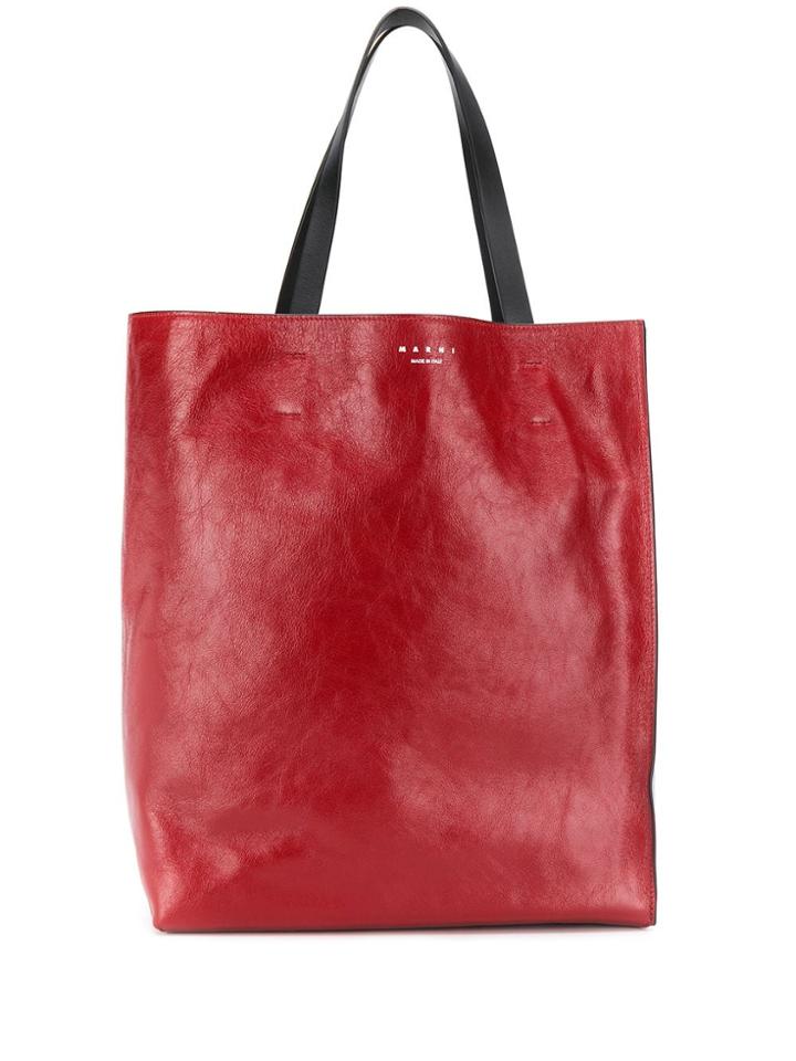 Marni Museo Shopper Bag - Red