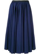 Antonio Marras Pleated Midi Skirt - Blue